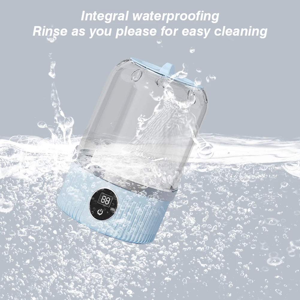 Automatic Laundry Cup with Laundry Cup Portable Washing Machine Rechargeable Mini Special Washer for Travel Home and Dormitory