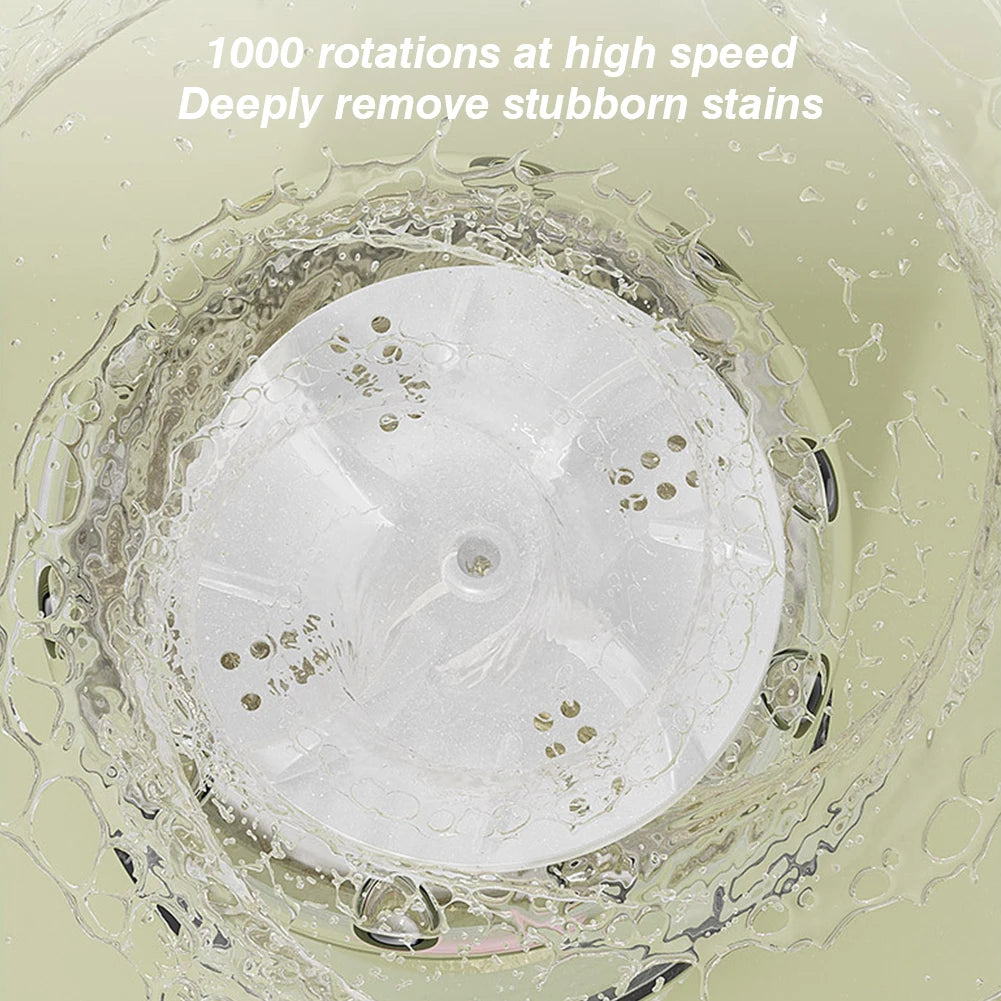 Automatic Laundry Cup with Laundry Cup Portable Washing Machine Rechargeable Mini Special Washer for Travel Home and Dormitory